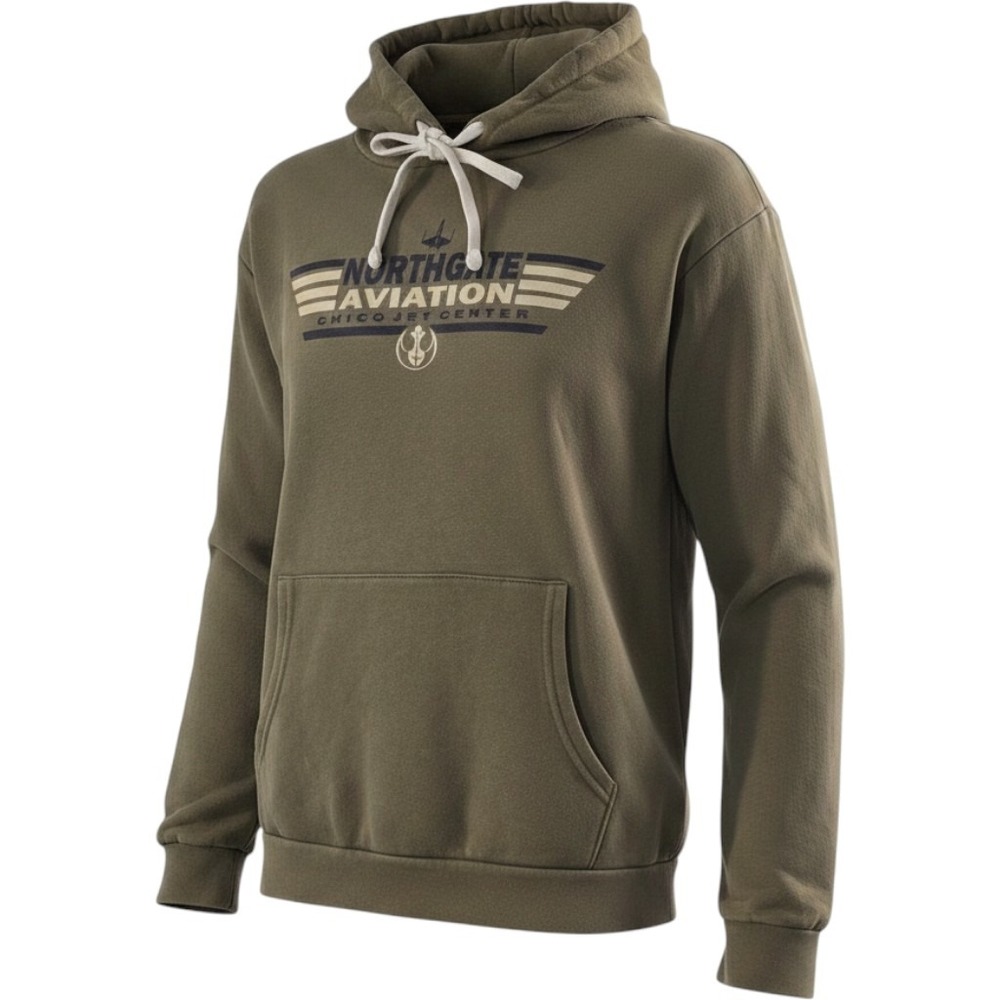 Next Level‎ Northgate Aviation Top Gun Need For Speed Hoodie Olive Green Medium